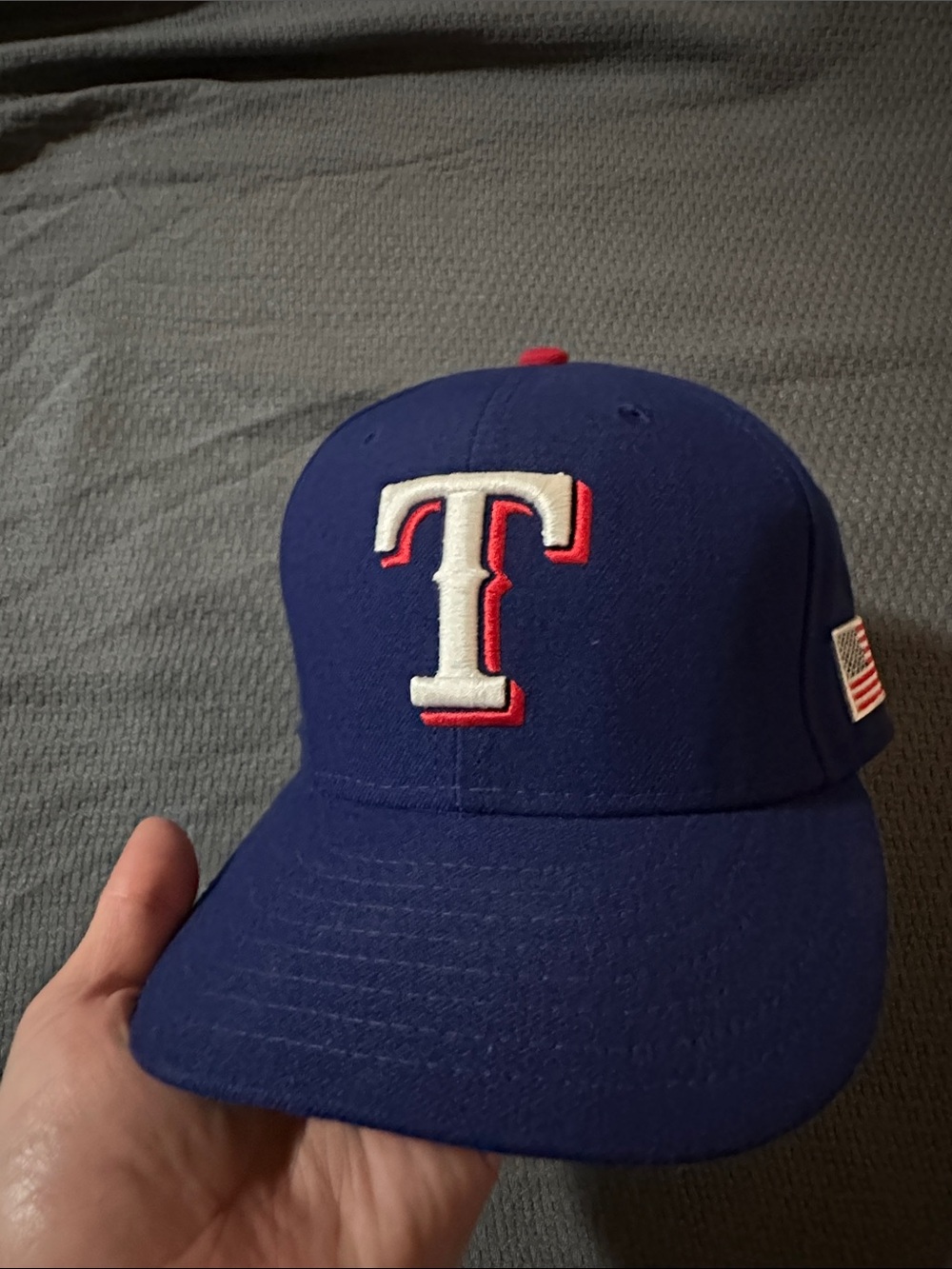 Blue Texas Rangers 'T' Logo Baseball Cap